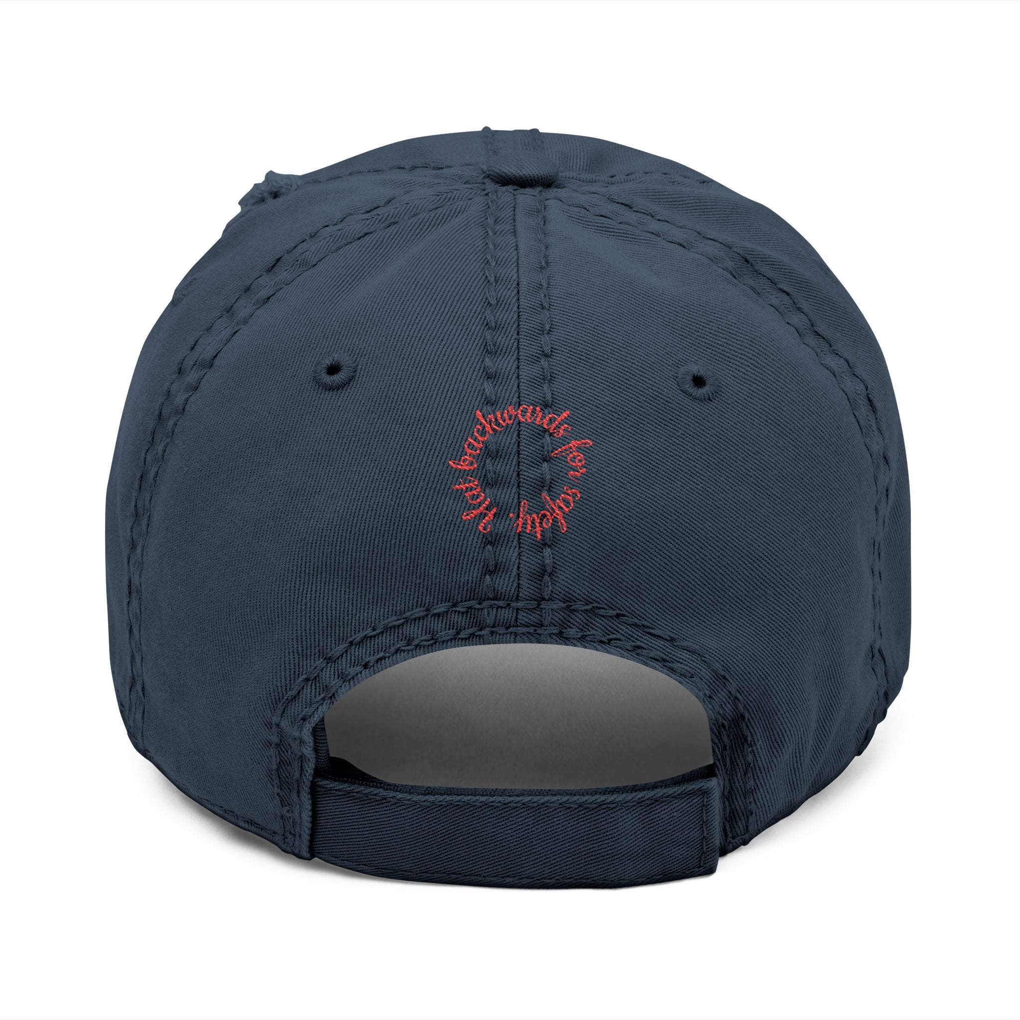 Wheelchair Rick  Embroidered   Maximum Aggression  " Hat backwards for safety"  baseball hat..