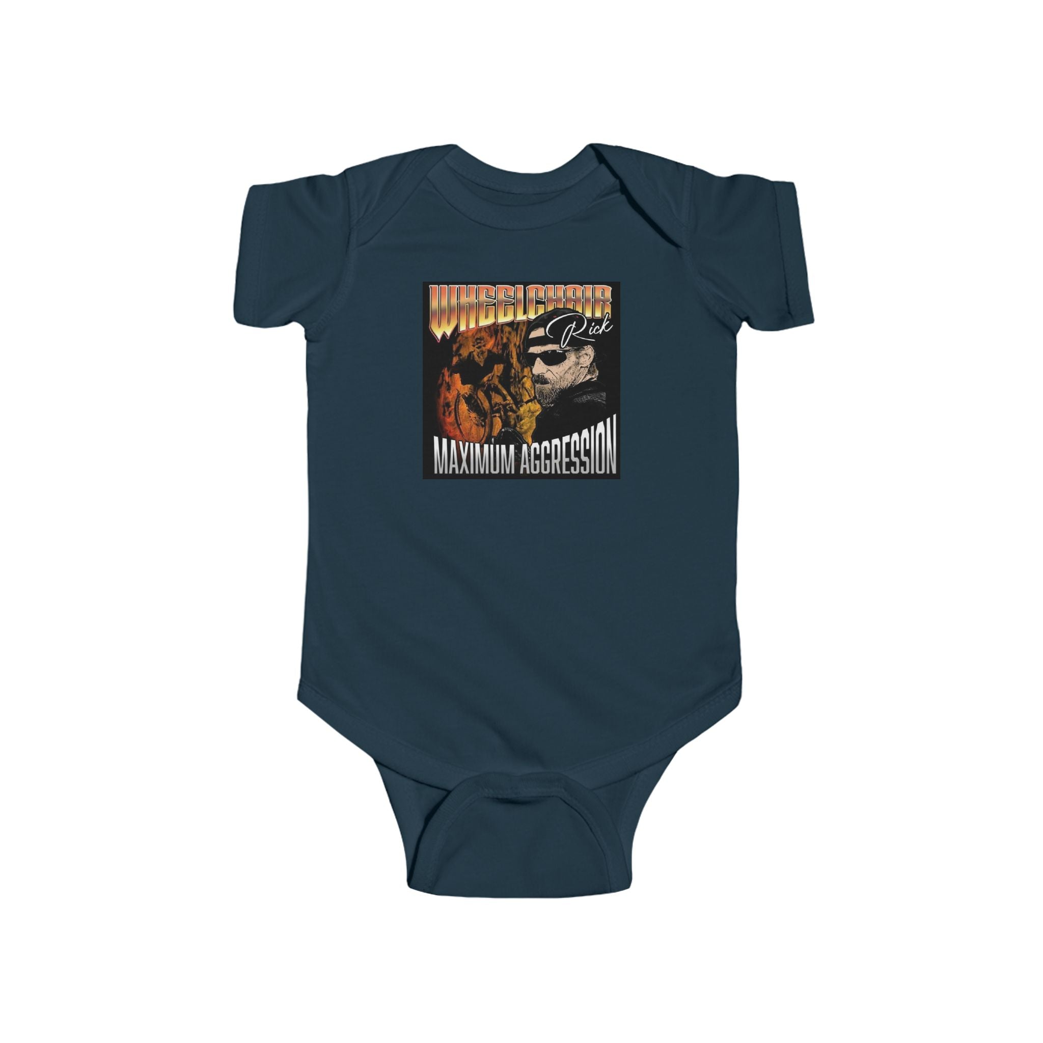 Infant Fine Jersey Bodysuit Maximum Aggression stile.
