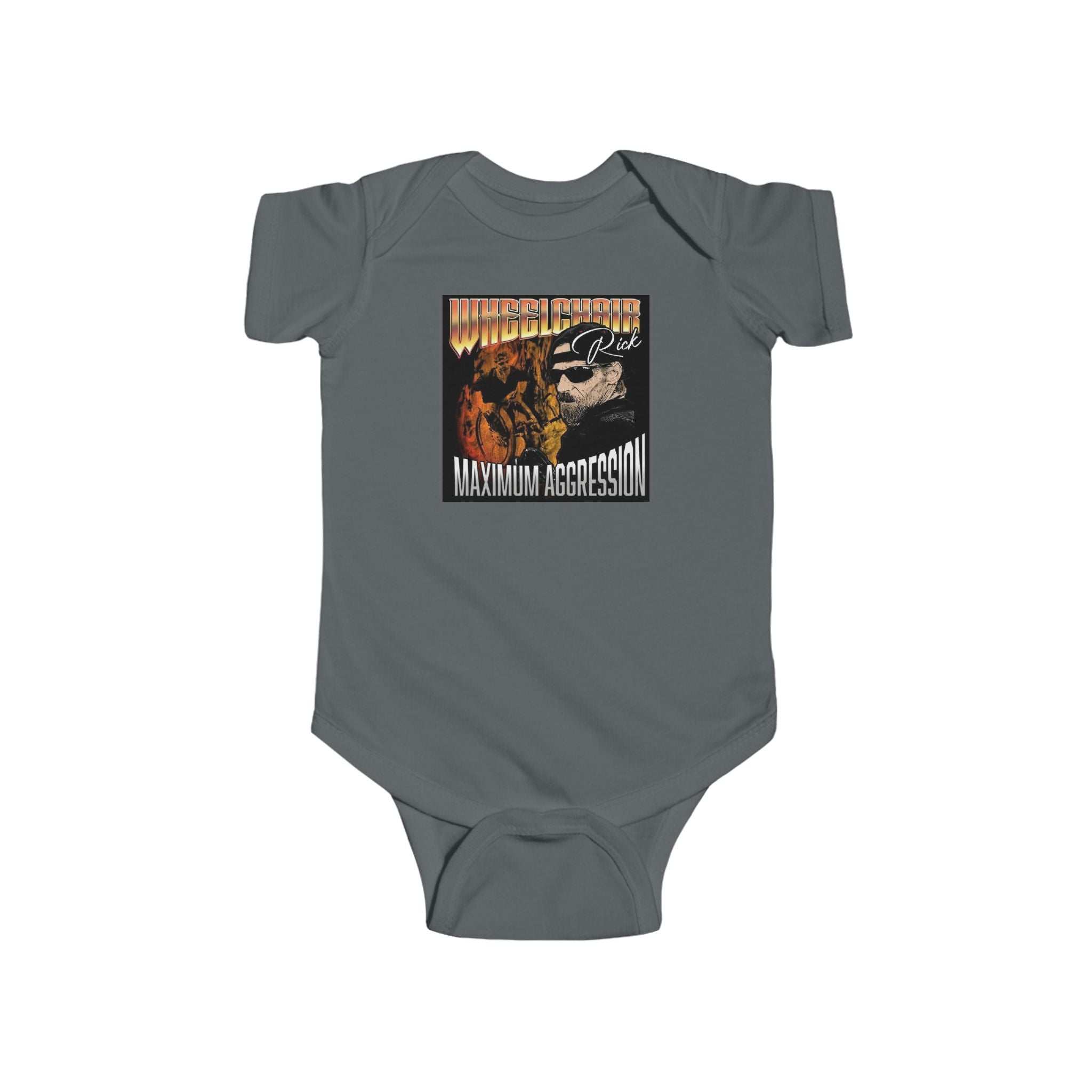 Infant Fine Jersey Bodysuit Maximum Aggression stile.