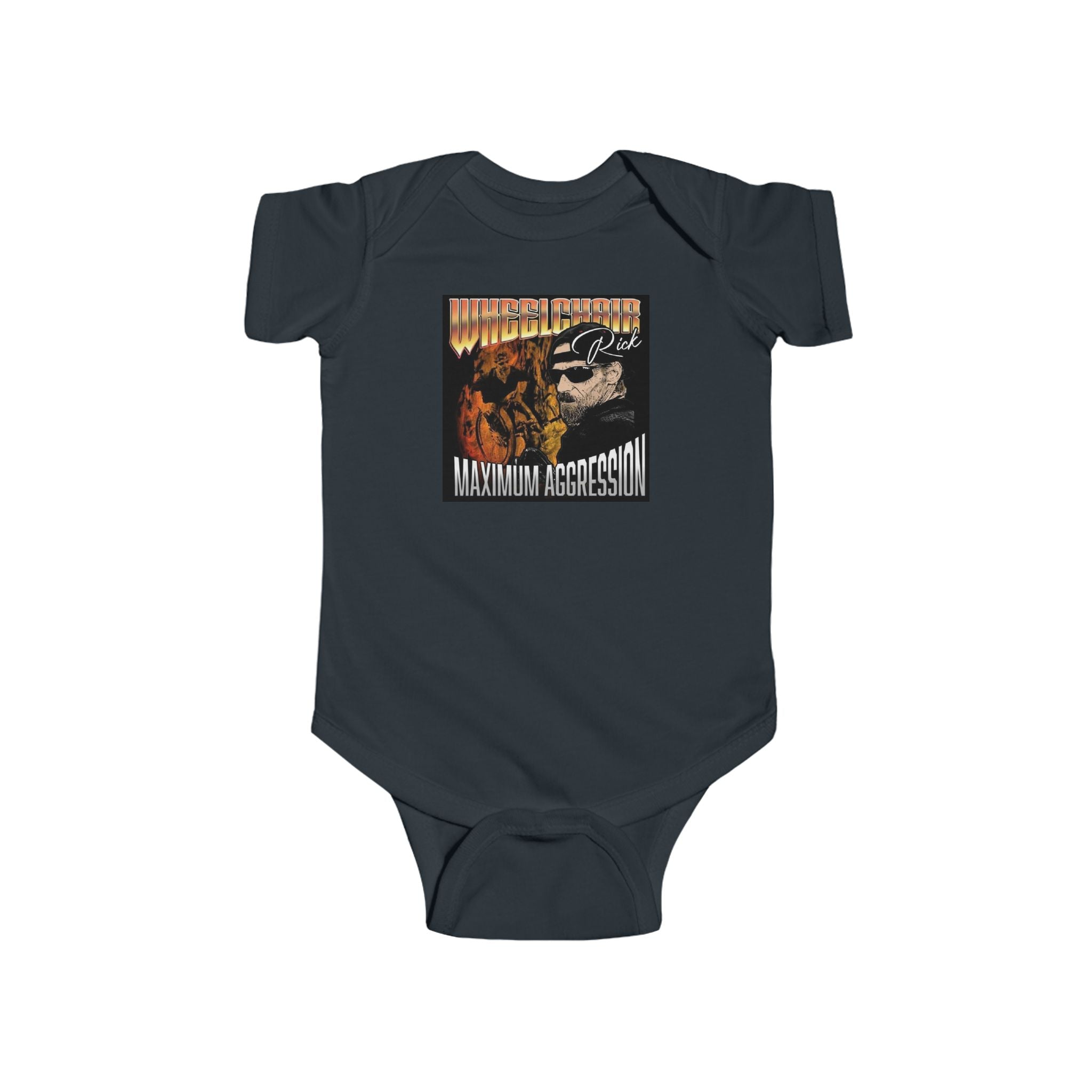 Infant Fine Jersey Bodysuit Maximum Aggression stile.