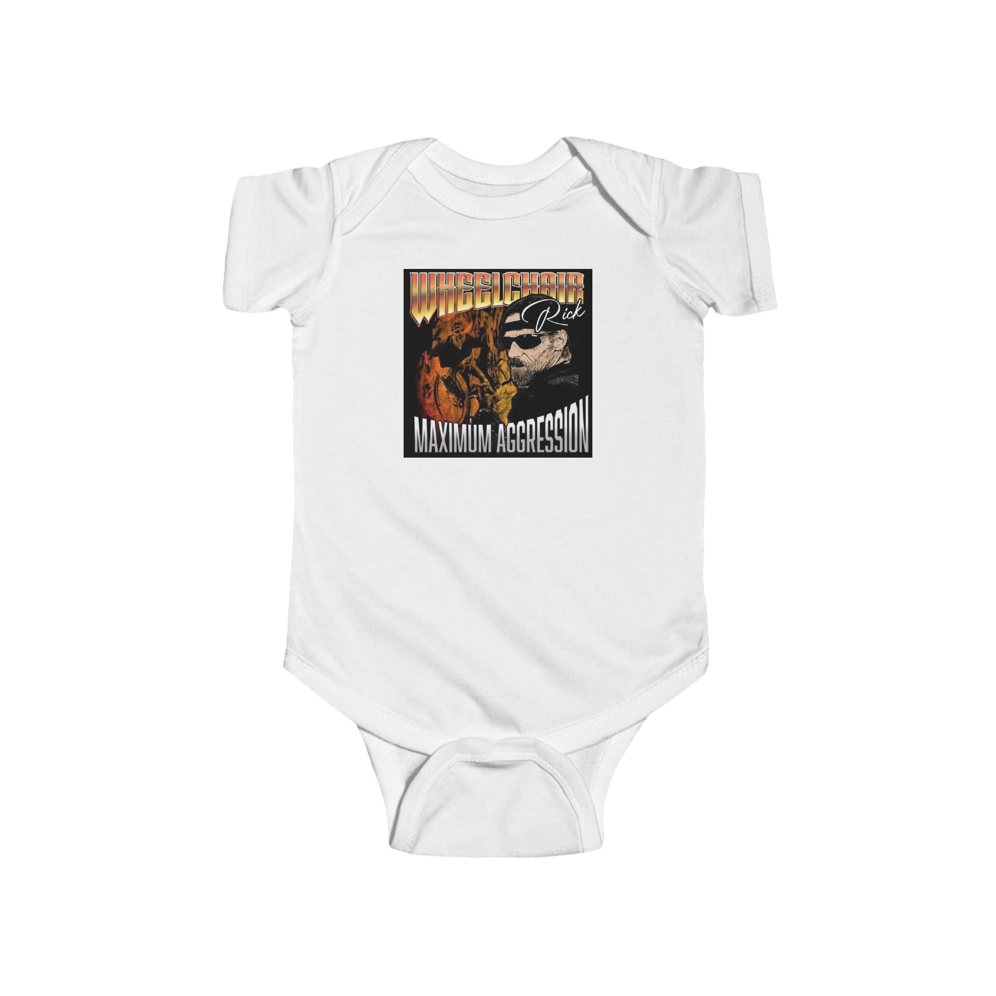Infant Fine Jersey Bodysuit Maximum Aggression stile.