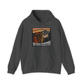 "Maximum Aggression" Hoodie sports sweater with pocket. This print is the original "Maximum Aggression" image.