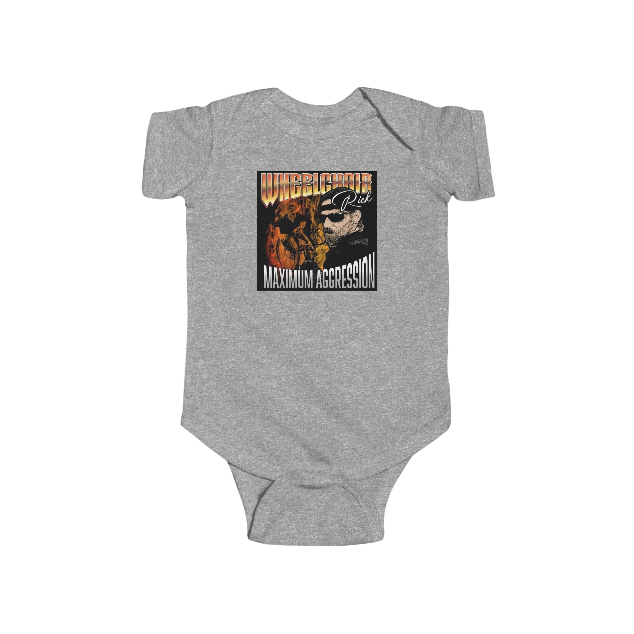 Infant Fine Jersey Bodysuit Maximum Aggression stile.